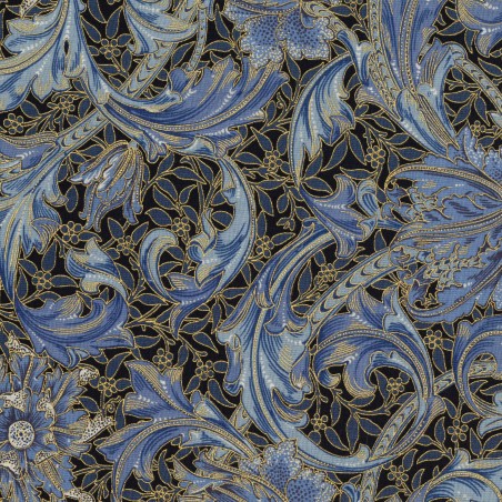 Tessuto americano Morris Holiday Metallic