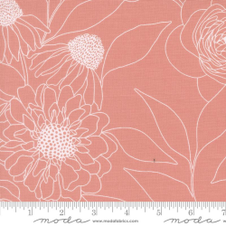 Tessuto Americano Botany Etched Floral Camellia
