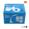 Lente di ingrandimento con lampada e base
