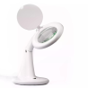 Lente di ingrandimento con lampada e base