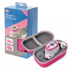 Set ferro da stiro a vapore mini con custodia e base