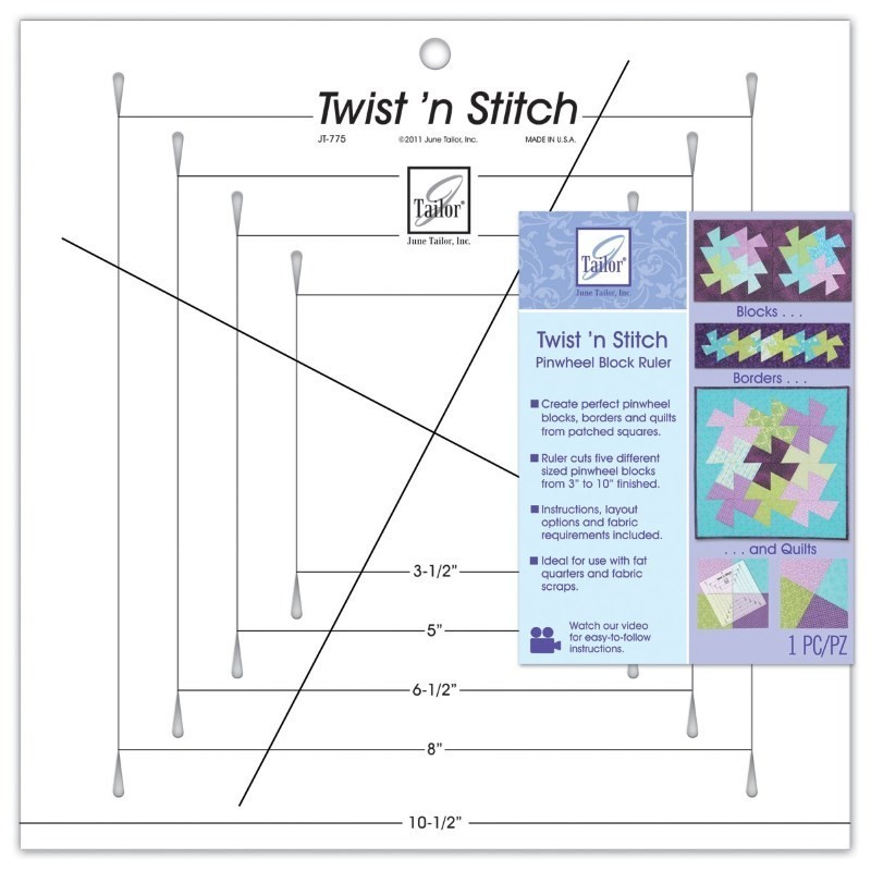 Twist 'n' Stitch - righello blocco girandola