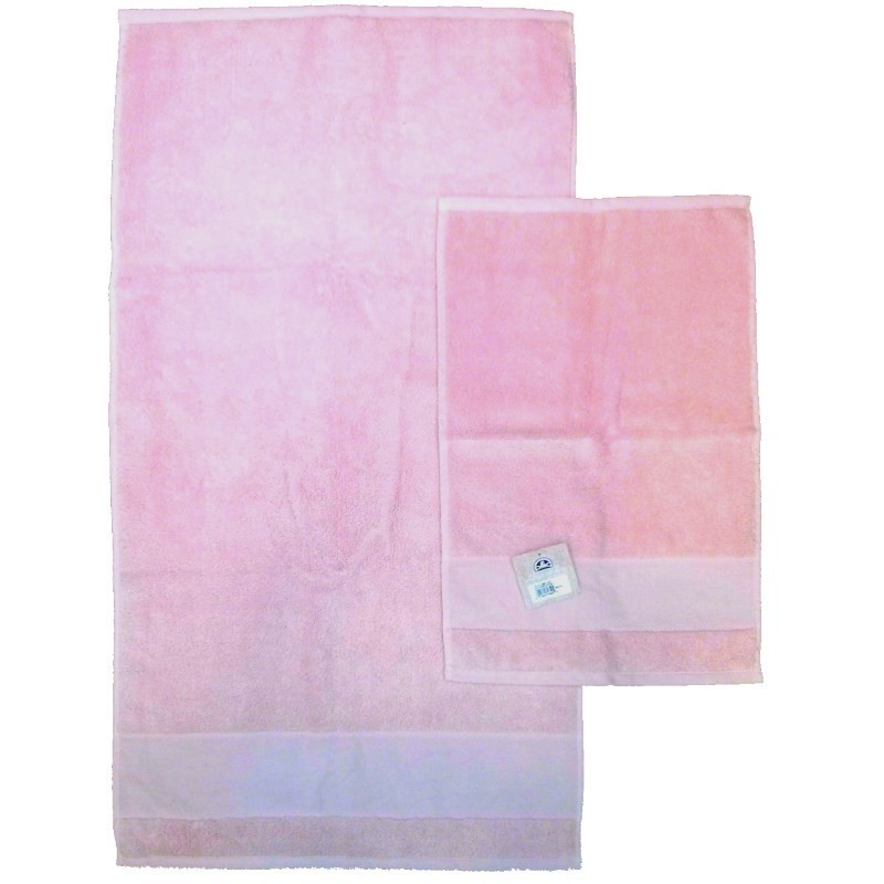 Coppia asciugamani ed ospite con bordo Aida