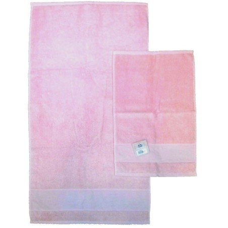 Coppia asciugamani ed ospite con bordo Aida